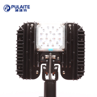 Tour légère portative rechargeable de la vente chaude 35W LED avec le mât télescopique pour l'éclairage portatif de secours de côté de construction