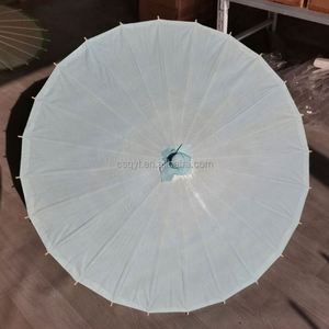 New Design Fairy Style Solid Color <b>Paper</b> Parasol with Bamboo Ribs Diameter 84cm for Wedding Home Decor & Custom Logo - Product Image 2