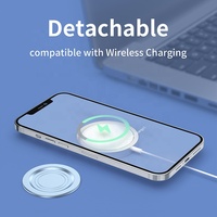 Support magnétique pour téléphone en plaque d'aluminium, aimant N52, base universelle pour smartphone, compatible avec les accessoires magnétiques