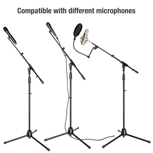 <span class=keywords><strong>Bras</strong></span> <span class=keywords><strong>de</strong></span> <span class=keywords><strong>micro</strong></span> télescopique réglable MSA010 Yinyu DDP RTS 48-87 cm avec filetage 3/8 pour enregistrement audio professionnel - Product Image 6