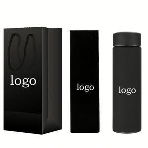 Regalos Promocionales con Logotipo, Botella Inteligente Personalizada, Botella de Agua de Acero con Aislamiento al Vacío, Botellas Metálicas para Bebidas - Product Image 1