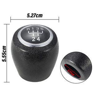 Chevrolet Manual Gear <b>Shift</b> <b>Knob</b> 5 Speed Leather Ergonomic For Cruze 2008 2012 - Product Image 2