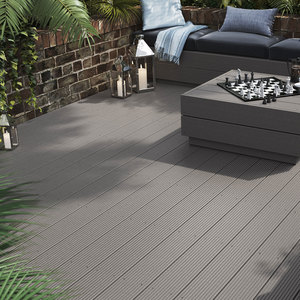 บํารุงรักษาง่ายไม้กลางแจ้งดูระเบียงกันลื่น WPC พื้นคอมโพสิตสําหรับกลางแจ้ง - Product Image 6