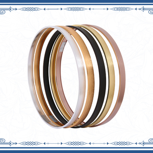 Cadre <span class=keywords><strong>photo</strong></span> en alliage d'aluminium, boîte ronde, fil métallique décoratif, <span class=keywords><strong>profil</strong></span> noir, or rose, argent - Product Image 2