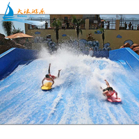 Flow Rider Simulant le Surf avec Machine à Ondes pour Parc Aquatique Flowrider Wave Surf pour Piscine Privée