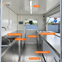 Nouvelle Conception Remorque de Cuisine Mobile Micro-ondes pour BBQ, Glaces, Café – Économie d'Énergie, Idéale pour Vendeurs Ambulants