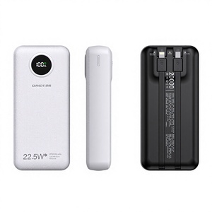 Batterie externe CHINOE/CNCE 20000mAh avec affichage LED, chargeur, station de recharge, 2 câbles de charge pour téléphone - Product Image 4