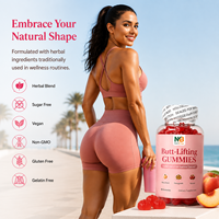 Gummies OEM sans sucre et sans gélatine pour le rehaussement des fesses et le comblement des fosses fessières