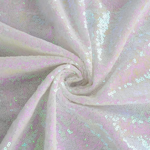 Tessuto Raso Glitterato Iridescente da 3mm all'Ingrosso, Multicolore, Elasticizzato, con Perline e Paillettes per Scarpe e Accessori per Bambini e Bambine - Product Image 4