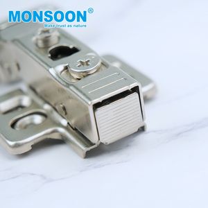 Bisagras de cierre suave para puertas de armarios de alta resistencia, 35 mm, unidireccionales, ajustables en 3D, hidráulicas, para puertas de gabinetes de cocina - Product Image 4