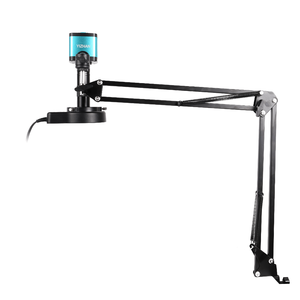 <span class=keywords><strong>Microscope</strong></span> numérique vidéo <span class=keywords><strong>4K</strong></span> HD caméra 48mp objectif 150X avec lumière LED support pliable pour réparation soudure - Product Image 1