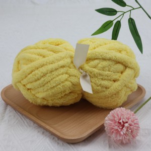 かぎ針編み3 Ply反射ニットヘンプChenille <span class=keywords><strong>Yarn</strong></span>工場直販6nmメタリックレザーチャンキーヤーン - Product Image 2