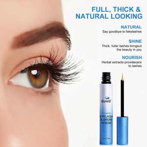 Serum penumbuh bulu mata, 3ml solusi nutrisi penebal bulu mata, Serum penumbuh alis bulu mata Peptide Biotin tanpa Prostaglandin perawatan - Product Image 3