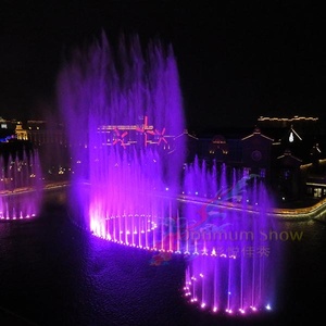 Chủ Đề Công Viên Nước tuyệt vời không khí shooters máy bay phản lực nước hồ hiển thị đài phun nước âm nhạc với đèn - Product Image 3