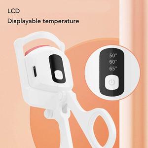 Ortable Electric ated eated yyelash urler omomb omyelashes ururls Thermal yyelash urler keakeup oools Ye Ash ERM ONG asting - Product Image 6