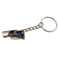 Couteau de poche pliable miniature en acier inoxydable pour l'extérieur, style dessin animé, manche en bois, couteau tactique de défense personnelle, camping