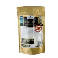 1kg 2kg 5kg गर्म बिक्री Resealable गर्मी सील प्लास्टिक चावल बैग खाद्य पैकेजिंग बैग खड़े हो जाओ पाउच खिड़की के साथ