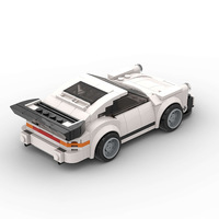Voiture de course MOC très populaire, compatible avec les briques de marque, en plastique ABS, jouets de construction éducatifs à petites pièces