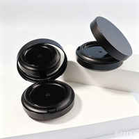Pot à pompe sans air de luxe personnalisé, conteneur en plastique à coussin d'air, étui à coussin d'air, boîte à poudre compacte, emballage cosmétique