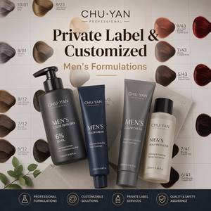 Tinte para el Cabello Chuyan Serie Ejecutiva para Hombre - Fórmula Profesional de Salón - Mezcla en 5 Minutos para Cubrir Canas - Product Image 1