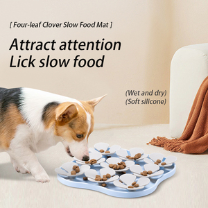 Assiette à friandises en forme de pétale de fleur pour animaux de compagnie, mangeoire lente en silicone écologique pour petits animaux, tapis à lécher pour chien, tapis alimentaire antidérapant, tapis pour animaux de compagnie - Product Image 5