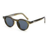 Lunettes de soleil rondes pleine monture style influenceur, protection UV400, tendance rétro, best-seller e-commerce de grandes marques