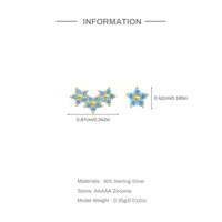 Nuevo diseño de flor, pequeños circonitas minimalistas, plata esterlina quirúrgica, pendientes de cartílago del trago, joyería Piercing