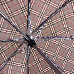 CHUVABAND 8K Super <span class=keywords><strong>Mini</strong></span> <span class=keywords><strong>Parapluie</strong></span> à 3 volets Parapluies au design à carreaux de couleur unie promotionnels bon marché en gros pour cadeaux d'affaires - Product Image 5