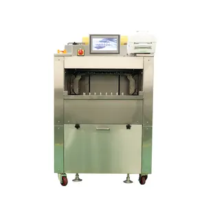 Automatic horizontal fresh fruits vegetables food tray stretch cling film wrapping machine
