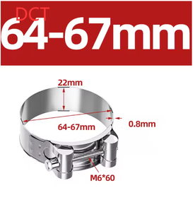 ที่หนีบท่อที-โบลต์สแตนเลสสำหรับงานหนัก ISO9001:2015 <span class=keywords><strong>ISO14000</strong></span> TS16949อุตสาหกรรมที่ได้รับการรับรอง201 304 316ที่หนีบขนาด - Product Image 6