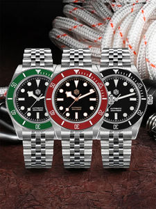 <span class=keywords><strong>San</strong></span> <span class=keywords><strong>Martin</strong></span> SN0128 nuevo 40mm BB Diver Reloj marca superior relojes clásicos para hombre NH35 automático mecánico zafiro Reloj impermeable - Product Image 2