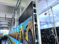 P3.91 Pantalla Led Montada EN LA Pared Interior 500x1000 Panel Led Instalación Fija Pared Led
