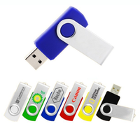 Clé USB pivotante en gros à prix abordable 8 Go 16 Go 32 Go 64 Go USB 2.0 USB 3.0 Twister