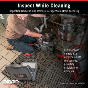 Limpiador de Drenajes Ridgid FlexShaft K9-204+ para Tuberías de 2 a 4 Pulgadas, Máquina Profesional de Limpieza de Pared a Pared - Product Image 5