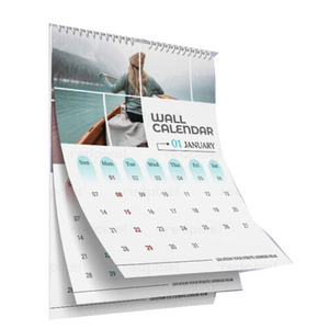 Custom Product Advertising Printing Wall Calendar Wall Decor Wall Scroll Calendar