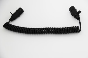 Hjyjazt ब्रांड 7 वे प्लग ट्रेलर लचीले विद्युत केबल तार 7 विद्युत केबल ट्रक पार्ट्स 7 कोर 24v ट्रेलर सर्पिल केबल - Product Image 4