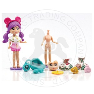 โมเดลฟิกเกอร์สะสม PVC คุณภาพสูงสำหรับเด็กผู้หญิง ขนาด 9.5 ซม. ของเล่นเซอร์ไพรส์ QUTE ได้รับการรับรองมาตรฐาน ASTM EN71 - Product Image 1