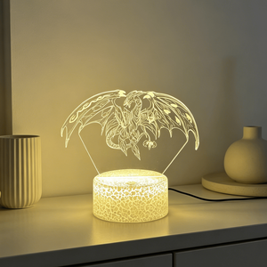 Hot Sale Warm <b>Light</b> Bedroom 3D Night <b>Light</b> 3D Cartoon Kids USB Bedside Lamp Table Lamp Christmas Gifts - Product Image 5
