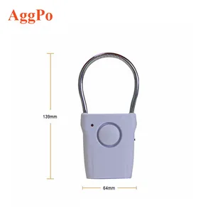 Maniglia della porta di Allarme, Porta Manopola Allarme 120dB Allarme per la Sicurezza Domestica Attivato, suoni di Allarme quando la Porta di sicurezza Manopola è Toccato - Product Image 1