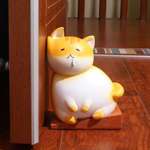 Venta al por mayor lindo gato resina puerta BLOQUE ECOLÓGICO Animal patrón creativo hogar escritorio sujetalibros para sujetalibros o decoración del hogar - Product Image 3