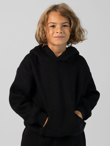 Set Personalizzato di Felpa con Cappuccio e <span class=keywords><strong>Pantaloni</strong></span> in Pile per Bambini, Produzione di Felpe Semplici di Lusso per Bambini - Product Image 3