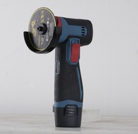 Mini-meuleuse d'angle 12V sans balais avec interrupteur à palette, modèle LDG04, pour bricolage, portable, kit complet