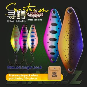 Señuelo <span class=keywords><strong>de</strong></span> Pesca Mustad con Anzuelo Simple para Trucha, Brillante, Micro Stream, Boca <span class=keywords><strong>de</strong></span> Caballo, White Stripper, Topmouth Culter, <span class=keywords><strong>Cebo</strong></span> Artificial para Pesca <span class=keywords><strong>de</strong></span> <span class=keywords><strong>Cerdo</strong></span> - Product Image 6