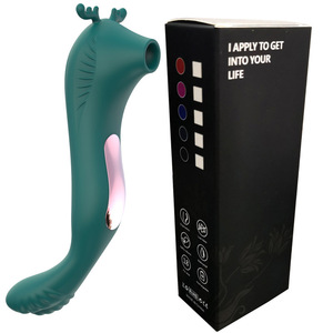 Mini vibromasseur clitoridien EsNI Rose Rouge Vert Foncé en Gel de Silice Rechargeable par USB avec Commande par Bouton Jouet Adulte pour Teasing - Product Image 5