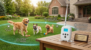 Nouvelle clôture électrique intelligente <span class=keywords><strong>pour</strong></span> <span class=keywords><strong>chien</strong></span> 2026 avec application, guidage intelligent et rappel <span class=keywords><strong>de</strong></span> retour (tonalité/vibration/correction) - Product Image 4