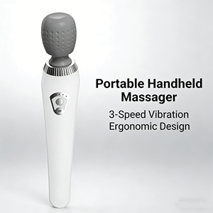 ไม้กายสิทธิ์นวดแบบพกพา ชาร์จไฟได้ ผลิตจากวัสดุ ABS อุปกรณ์นวดสำหรับใช้ที่บ้านและเล่นกีฬา สำหรับผ่อนคลายกล้ามเนื้อใบหน้าและขา - Product Image 3