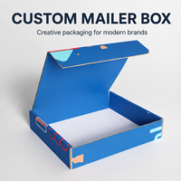 Boîte d'expédition en carton ondulé personnalisée, gain de place, options de taille flexibles, structure robuste et approvisionnement en gros pour les boutiques en ligne