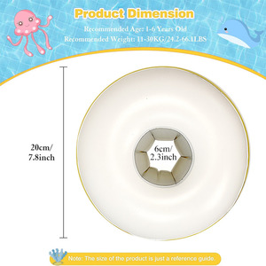 Alas de agua inflables de primera calidad para niños y bebés, brazo flotante insumergible para niños pequeños, parcialmente lleno de espuma y aire - Product Image 3