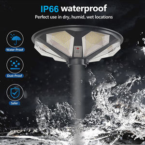 COVEDA高輝度丸型120w150w屋外景観照明レーダーセンシングソーラーガーデンライト - Product Image 4