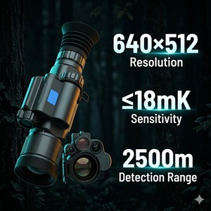 กล้องถ่ายภาพความร้อน Sytong Fm06-50lrf ความละเอียด 640 เลนส์ 50 มม. 18mk ระยะตรวจจับ 2500 ม. กล้องมองกลางคืนแบบโมโนคูลาร์ Wifi พร้อมเครื่องวัดระยะ 1200 ม. - Product Image 4